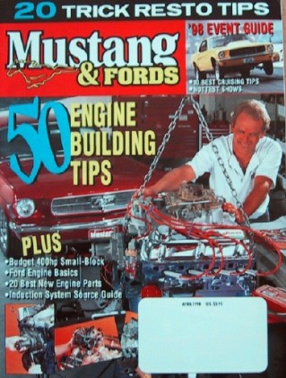 MUSTANG & FORDS 1998 APR - McLAREN, RACING COUGARS